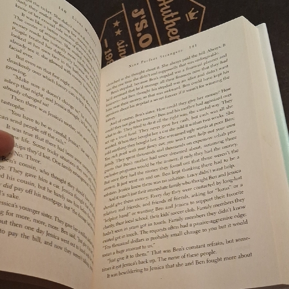 Nine Perfect Strangers Hardcover - Mint Green Cover - Picture 6 of 8